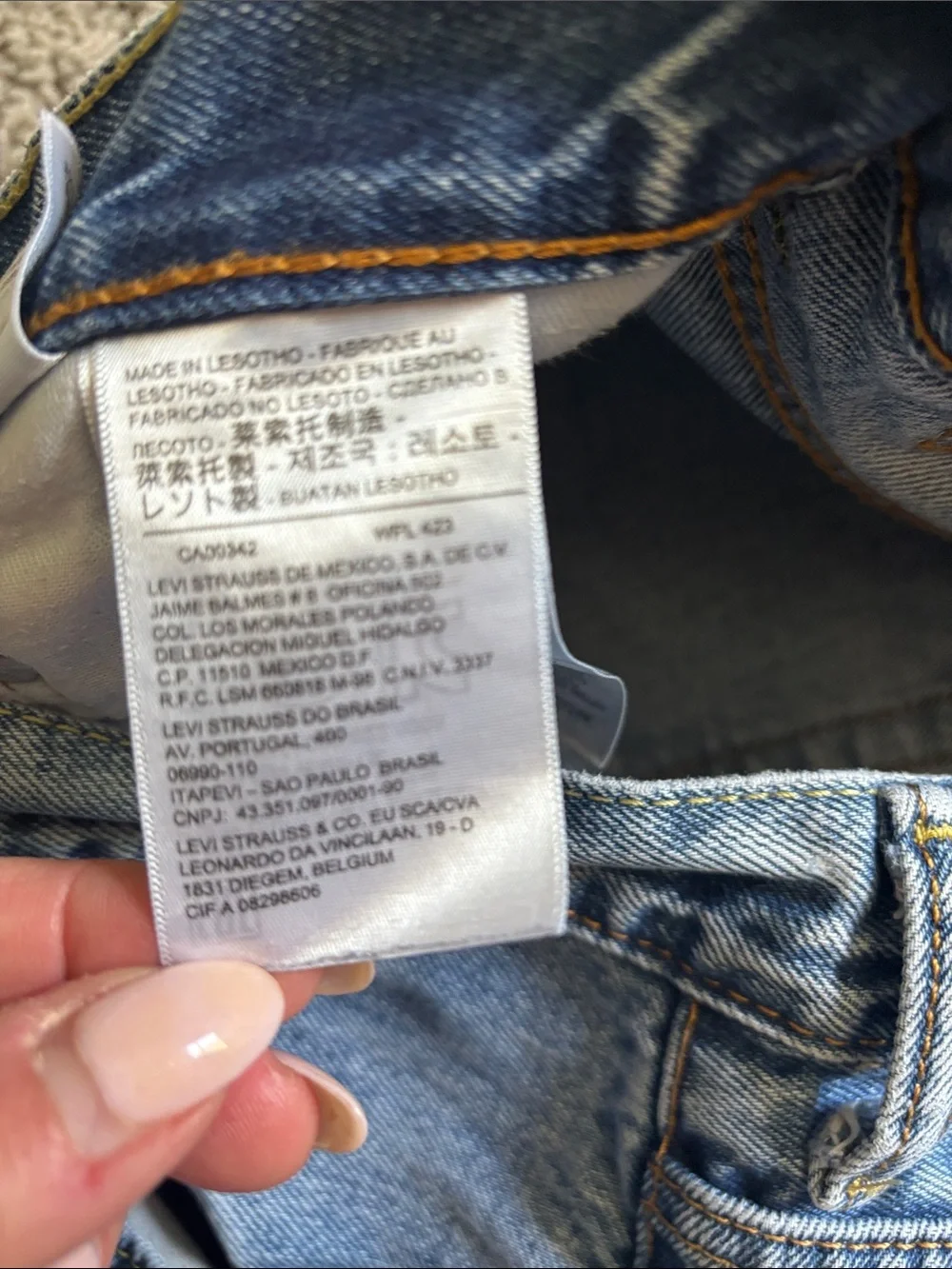 Levi's Vintage 550 Light Blue Men's Straight Leg Jeans